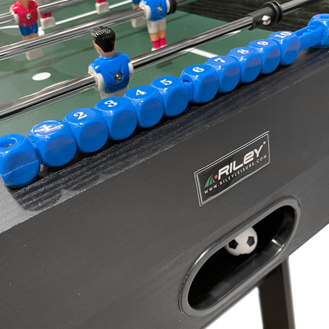 Riley Foosball BCE 4ft 6in Folding Soccer Table Beech Veneer