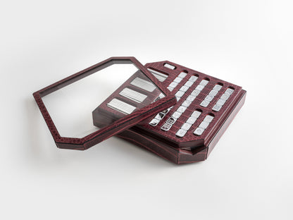 Precious Leather Mahjong Game Set