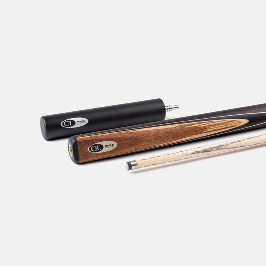 BCE C8L Deluxe 1 - 3/4 Cut Ebony Pool Cue (BC8L-100) + Complimentary Cue Case