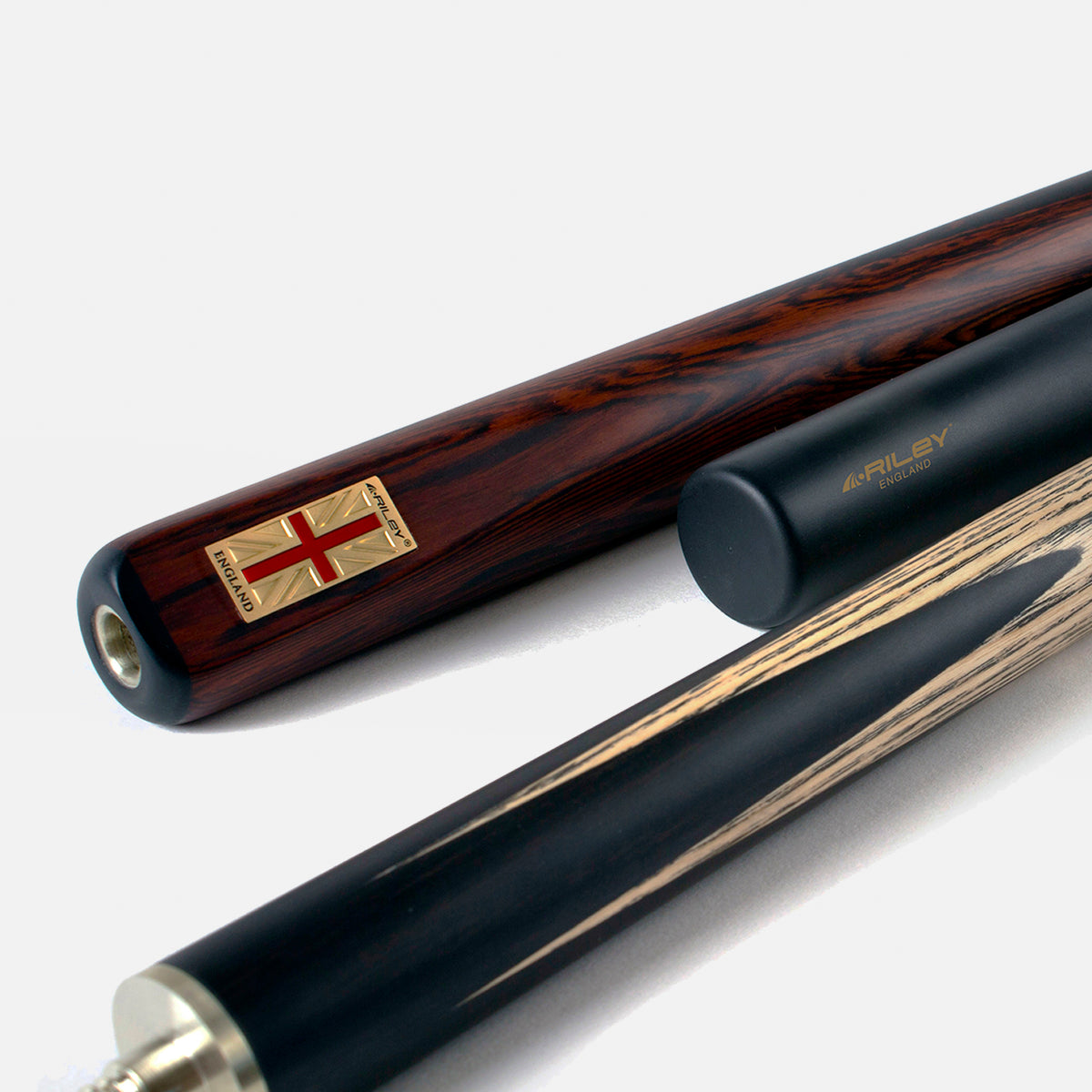 Riley England Ebony Series 11 - 3/4 Cut Snooker Cue (RES-11UK)