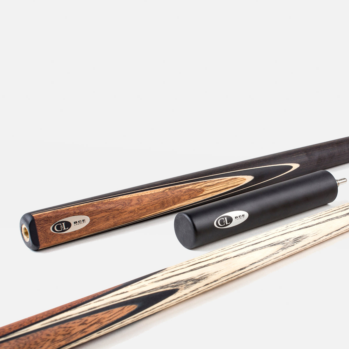 BCE C8L Deluxe 1 - 3/4 Cut Ebony Pool Cue (BC8L-100) + Complimentary Cue Case