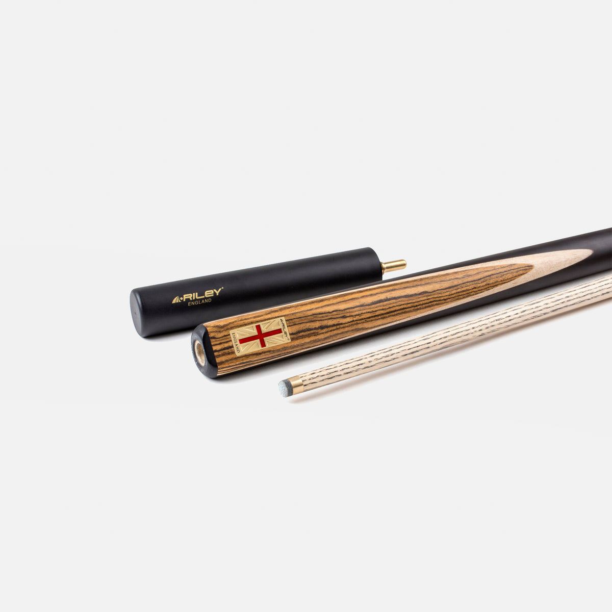 Riley England Ebony Series 3 - 3/4 Cut Pool Cue (RES-3FR)
