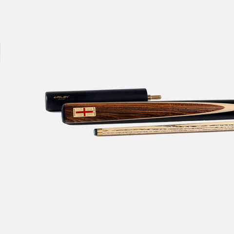 Riley England Ebony Series 3 - 3/4 Cut Snooker Cue